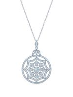 KWIAT collier Splendor en or blanc 18ct à pendentif serti de diamants - Argent