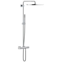 GROHE Rainshower Cosmopolitan Regendoucheset Opbouw - hoofddouche Ø40cm - handdouche sena - thermostatisch - chroom 27174001