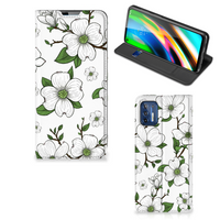 Motorola Moto G9 Plus Smart Cover Dogwood Flowers - thumbnail