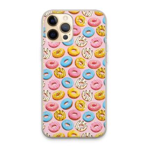 Pink donuts: iPhone 13 Pro Max Transparant Hoesje