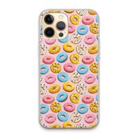 Pink donuts: iPhone 13 Pro Max Transparant Hoesje