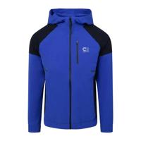 Cruyff Elite Jack Hooded Blauw Zwart Zilver