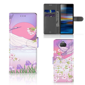 Sony Xperia 10 Telefoonhoesje met Pasjes Bird Flying