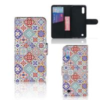 Samsung Galaxy M10 | Bookcase | Tiles Color