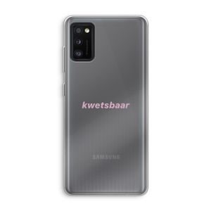 kwetsbaar: Samsung Galaxy A41 Transparant Hoesje