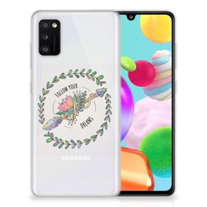 Samsung Galaxy A41 Telefoonhoesje met Naam Boho Dreams