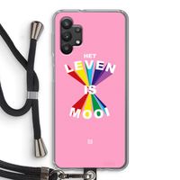 Het Leven Is Mooi: Samsung Galaxy A32 5G Transparant Hoesje met koord