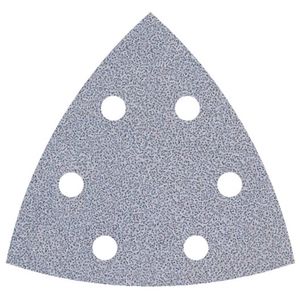 Wolfcraft 1160000 Deltaschuurpapier Met klittenband, Geperforeerd Korrelgrootte 40 Hoekmaat 95 mm 5 stuk(s)