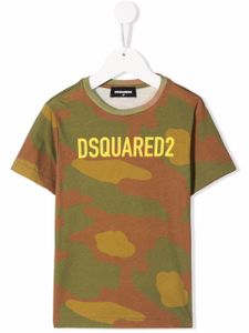 DSQUARED2 KIDS t-shirt à logo imprimé - Vert