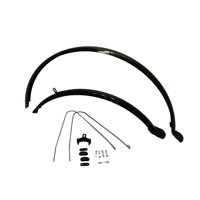 Falkx spatborden set 28", zwart