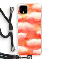 Lichte Wolken: Pixel 4 XL Transparant Hoesje met koord