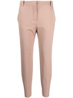 PINKO pantalon slim à coupe courte - Marron