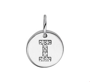 TFT Bedel Letter I Zirkonia Zilver