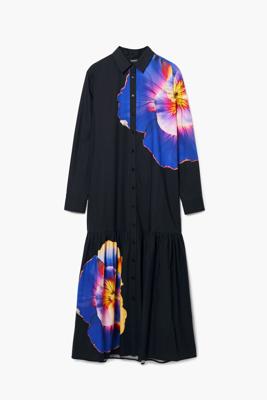 Bloemenoverhemdjurk M. Christian Lacroix - BLACK - XL
