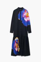 Bloemenoverhemdjurk M. Christian Lacroix - BLACK - XL