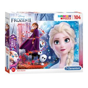 Clementoni Disney Frozen 2 Legpuzzel 104 stuk(s) Stripfiguren