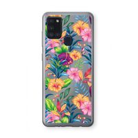 Tropisch 2: Samsung Galaxy A21s Transparant Hoesje