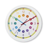 Hama kinder wandklok sal tikt niet 30 cm multicolor/wit