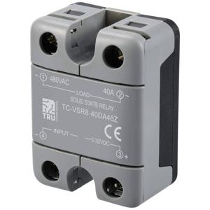 TRU COMPONENTS Halfgeleiderrelais TC-12705360 40 A Schakelspanning (max.): 480 V/AC Schakelend bij overbelasting 1 stuk(s)