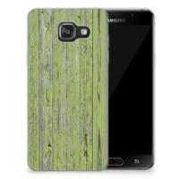 Samsung Galaxy A3 2016 | Bumper Hoesje | Green Wood