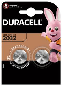 Duracell Specialty 2032 Lithium knoopcelbatterij, verpakking van 2