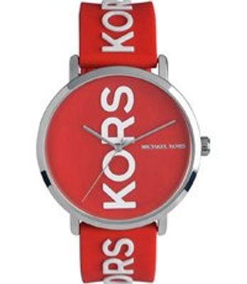 Horlogeband Michael Kors MK2827 Silicoon Rood 20mm