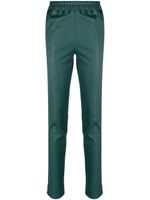 Arma pantalon fuselé en cuir à taille élastiquée - Vert