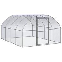 vidaXL Kippenren 3x4x2 m gegalvaniseerd staal