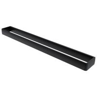 Haceka Aline Handdoekhouder - 61cm - dubbel - mat zwart 1208655