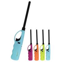 Flame Classics Lange BBQ/keuken/gas/haard aansteker - 27 cm - kunststof - extra lange steel