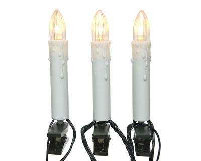 LED verlichting kaars buiten 600 cm 16L groen/klassiek warm - Ksd