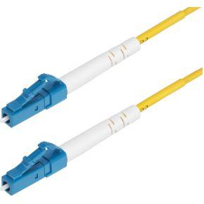 StarTech.com 1m LC naar LC (UPC) OS2 Single Mode Simplex Glasvezel Kabel, 9/125µm, Laser Optimized,