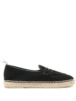 Thom Browne espadrilles Varsity à entaille penny - Noir