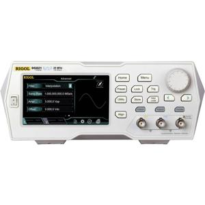 Rigol DG821 Functiegenerator 25 MHz (max) 1-kanaals Arbitrair, Driehoek, Lorentz-verdeling, Puls, Ruis, Blok, Sinus