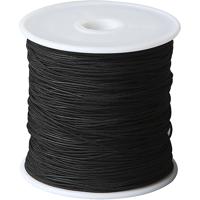 Creativ Company Polyester koord, dikte 0,8 mm, zwart, 50 m/ 1 rol