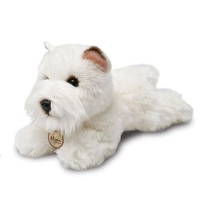 Pluche dieren knuffels westhighland terrier hond van 20 cm