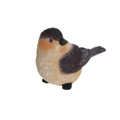 Decoratie Tuinbeeld vogeltje - mees - polystone - 12 cm
