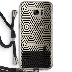 Magic pattern: Samsung Galaxy S7 Edge Transparant Hoesje met koord