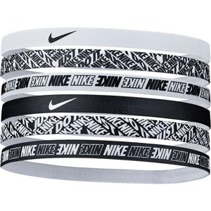 Nike Haarbanden 6 pack Wit Zwart Print