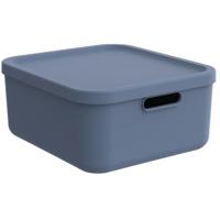 Rotho Albula Decoratie Opbergbox 20L Horizon Blauw Rotho Albula Decoratie Opbergbox 20L Horizon Blauw
