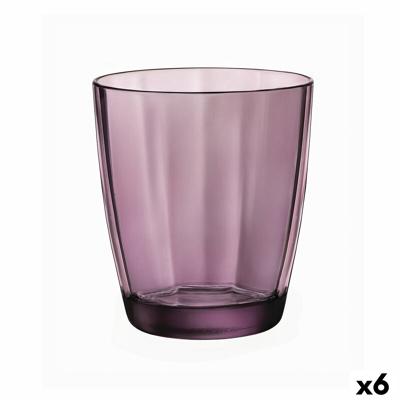 Glas Bormioli Rocco Pulsar Paars Glas 390 ml (6 Stuks) (Pack 6x)