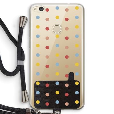 Bollen: Huawei Ascend P8 Lite (2017) Transparant Hoesje met koord
