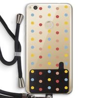 Bollen: Huawei Ascend P8 Lite (2017) Transparant Hoesje met koord
