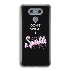 Sparkle quote: LG G6 Transparant Hoesje