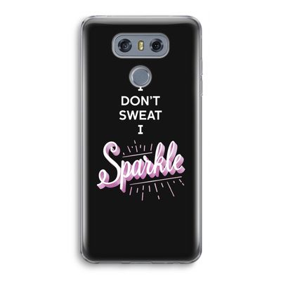 Sparkle quote: LG G6 Transparant Hoesje