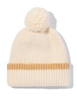 HEMA Kindermuts met wol beige (beige)