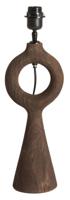 Light & Living Tafellamp Sabuli Mangohout, 39cm (excl. kap) - Bruin - thumbnail
