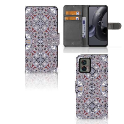 Motorola Edge 30 Neo | Bookcase | Flower Tiles