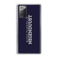 Blijve plakken in Negenduust: Samsung Galaxy Note 20 / Note 20 5G Transparant Hoesje