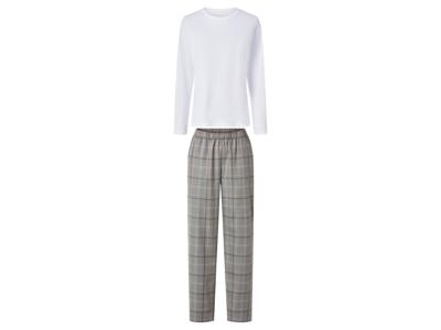 esmara Dames pyjama (Wit/grijs, M (40/42)) esmara Dames pyjama (Wit/grijs, M (40/42))